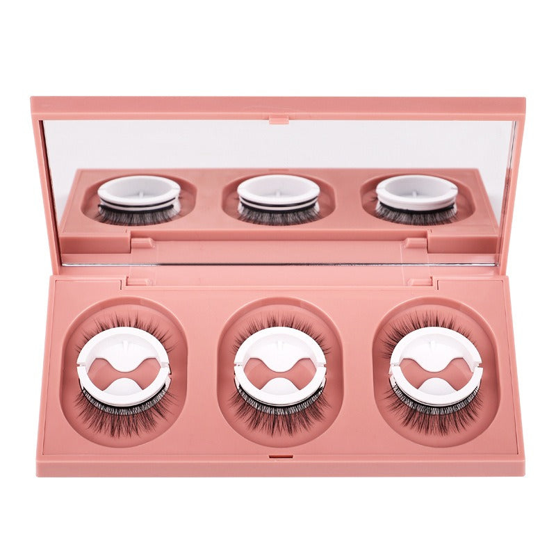 Self-Adhesive False Eyelashes - Natural Look, Three Pairs