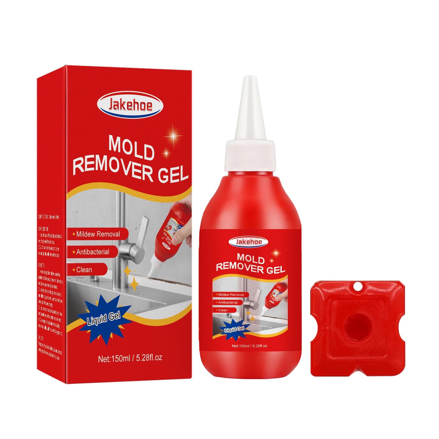 Mildew Remover Gel, Multi-Functional Mildew Remover Wall Tile Crevices Refrigerator Washing Machine Rubber Ring Cleaner - Korvel