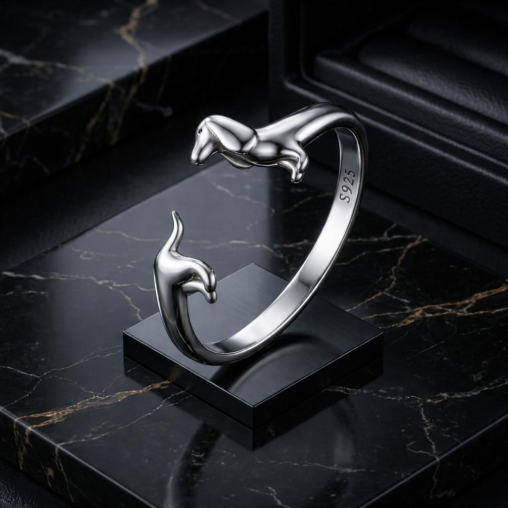 Anillo oxidado de plata esterlina S925 para hombres