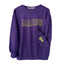 Sweatshirt imprimé violet MARGS avec poignet On the Rocks