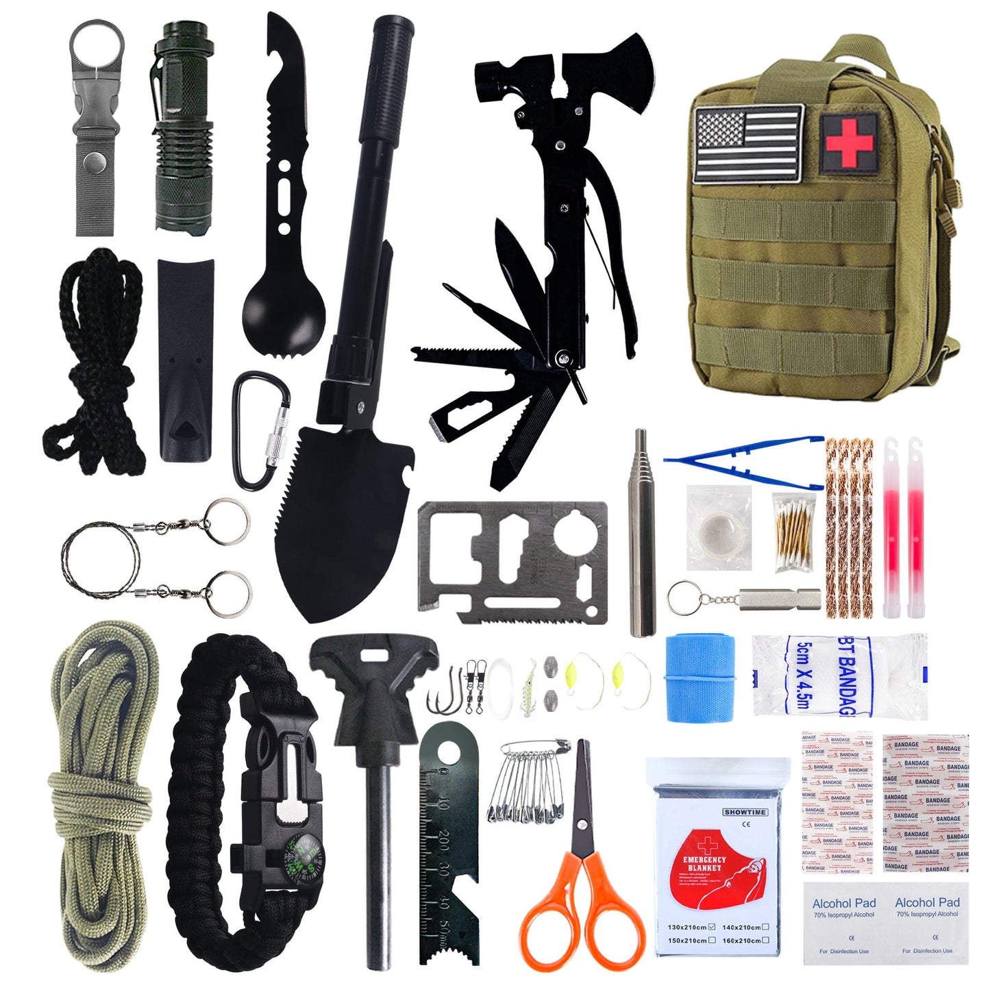 Multifunctional Outdoor Camping Equipment Suit