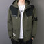 Men's Windproof Hooded Jacket - Outdoor Waterproof Sport Jacket