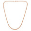 Chaîne Ice Barrel en or rose 14k - 3,10 mm