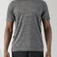 T-shirt actif à col rond et manches courtes pour hommes grandes tailles