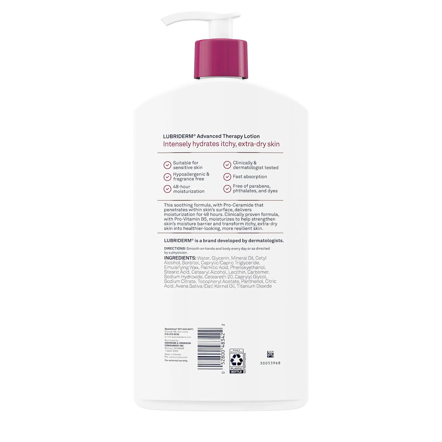 Loción Hidratante Lubriderm Advanced Therapy - 32 FL OZ