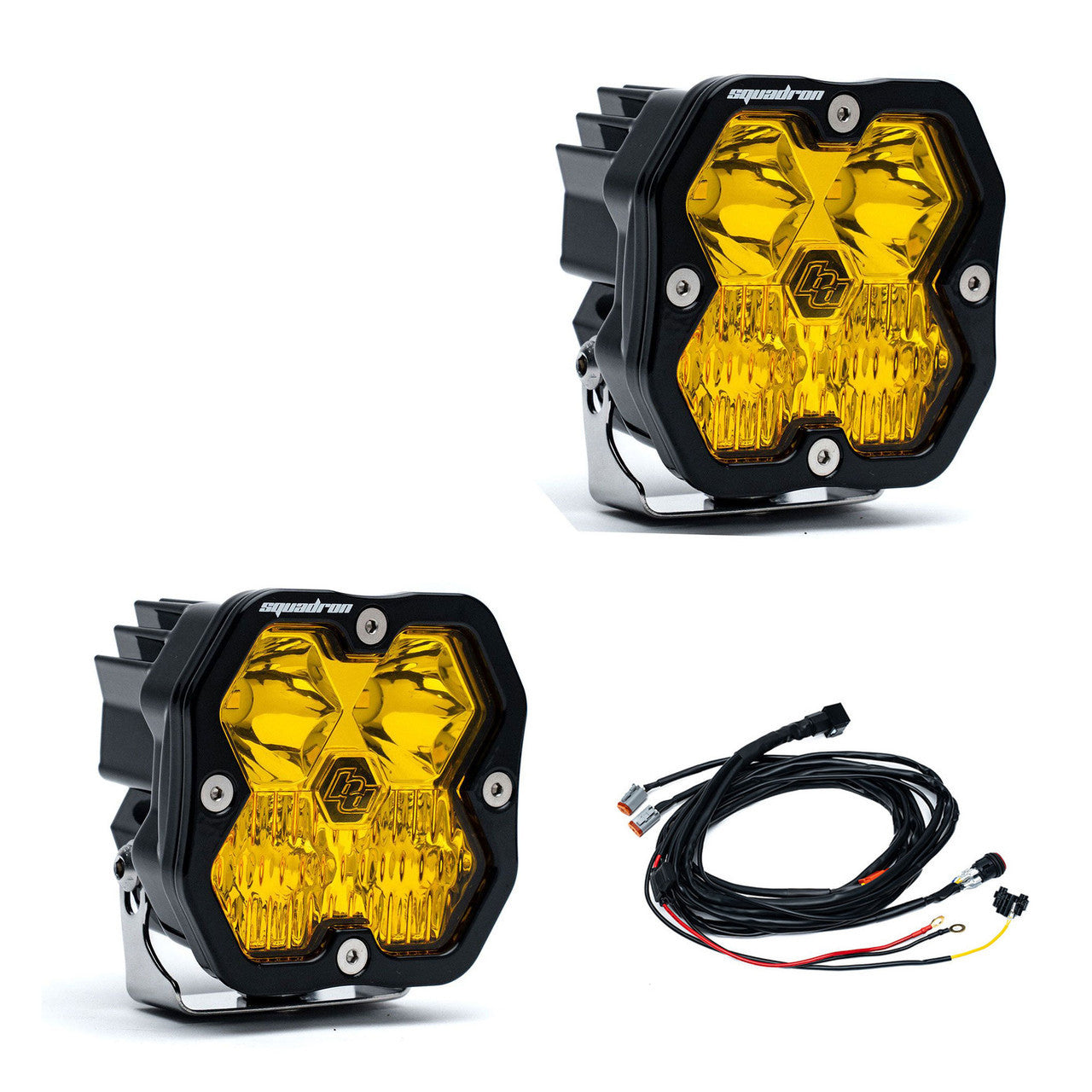 Baja Designs Squadron 2.0 Sport Black LED Light Pod Pair