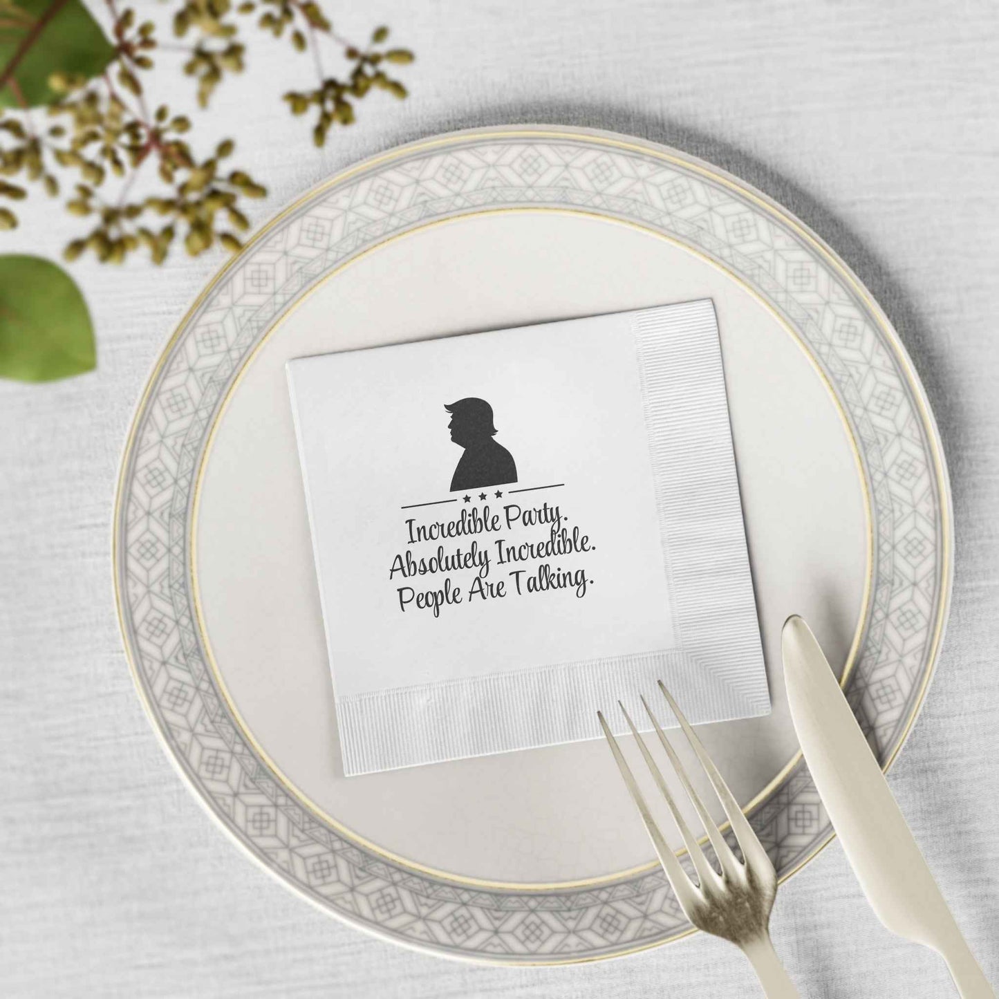 Incredible Party Parody Napkins - Fun and Stylish