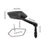 Rearview mirror electric car flat mirror 360 degree adjustable reflector reversing mirror riding accessories - Korvel