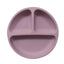 Children's Silicone Dinner Plate Infant Feeding Tableware Set Baby's Complementary Food Division Big Suction Cup Smiling Face Silicone Dinner Plate - Korvel