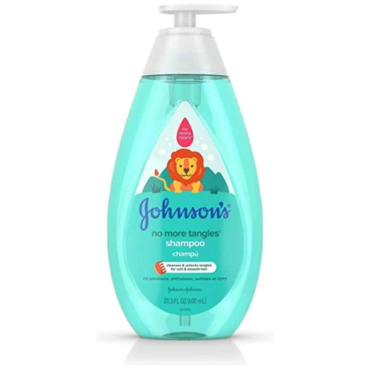 Shampoo pour enfants Johnson's No More Tangles, sans paraben, 20,3 Fl. Oz