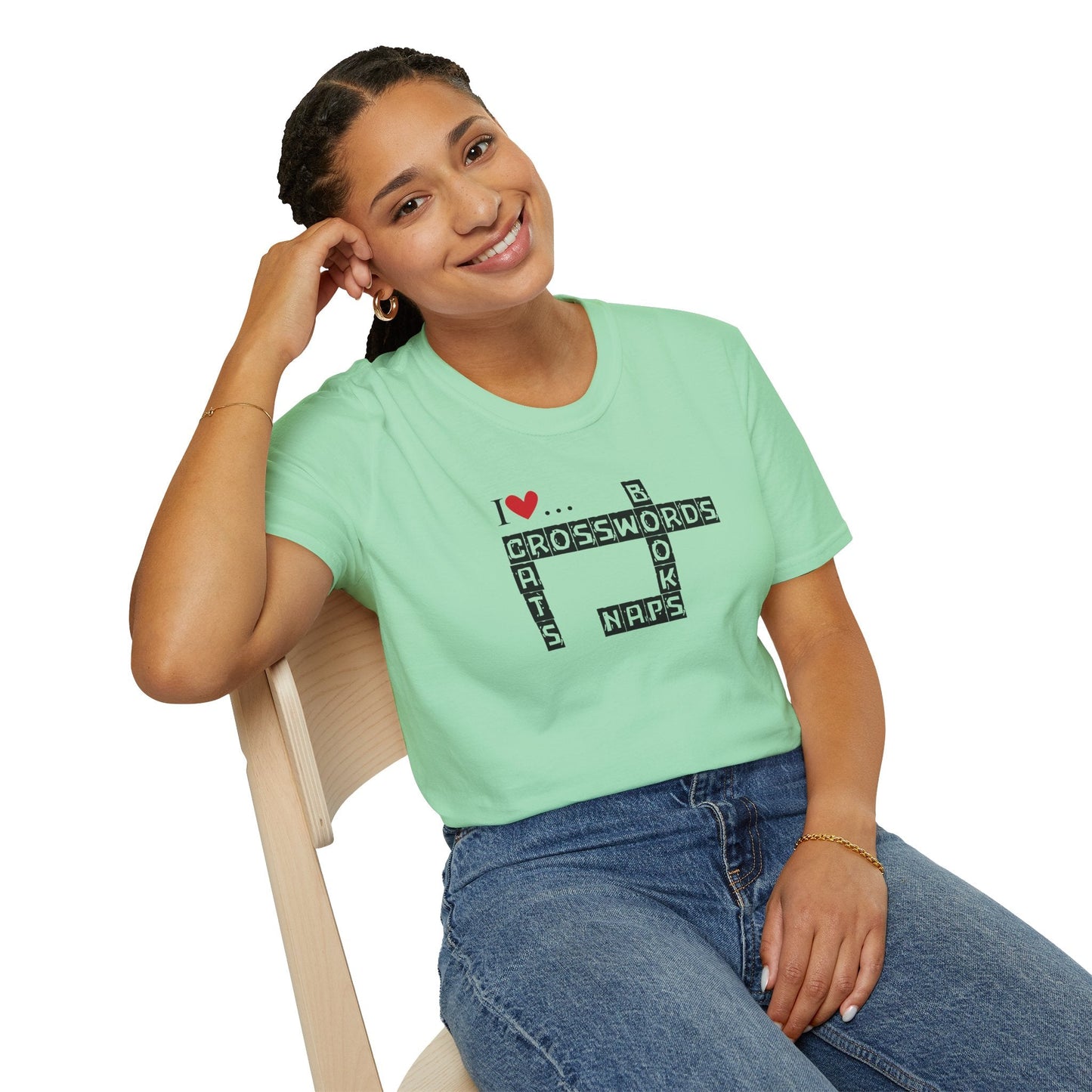 Purrfectly Cozy Crosswords Unisex T-Shirt - Korvel