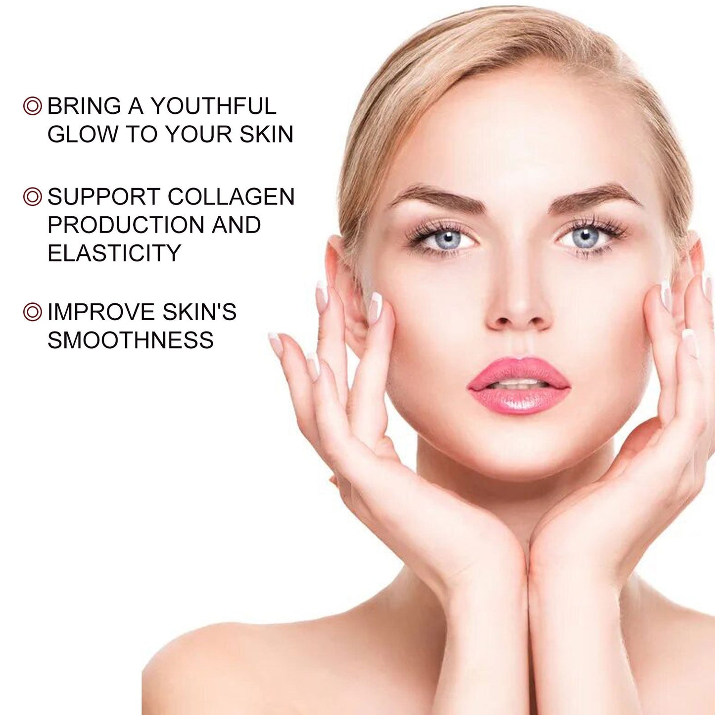 Peptide Face Serum, Fade Out Fine Lines On Your Forehead Skin Moist Hydrating Anti-Aging Essence - Korvel