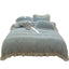 A-class ins princess style milk velvet four piece set lace carved velvet warm duvet cover winter bedding - Korvel
