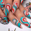 Mid-Length Almond Nail Art Patches for Stylish Looks