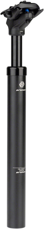 Promax SP-877 Tija de Sillín de Suspensión - 31.6 x 350mm Negra