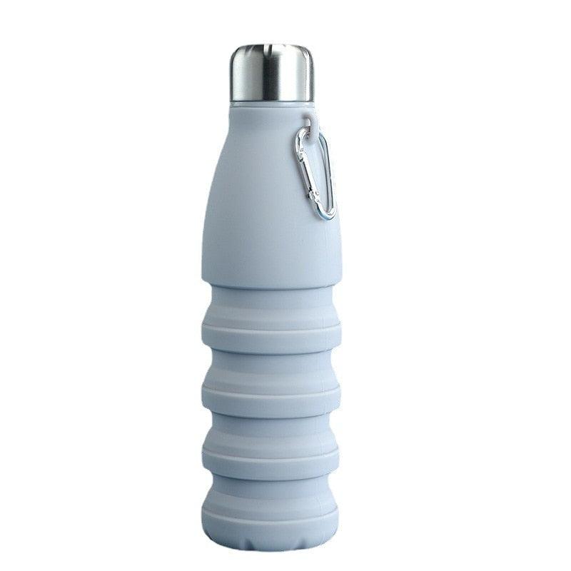 550ML Collapsible Silicone Water Bottle - Perfect for Outdoor Adventures - Korvel
