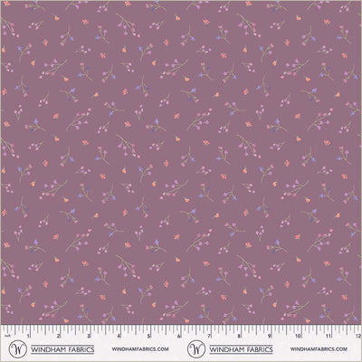 Tissu en coton Améthyste Aviva Sprig - 44"/45" par yard