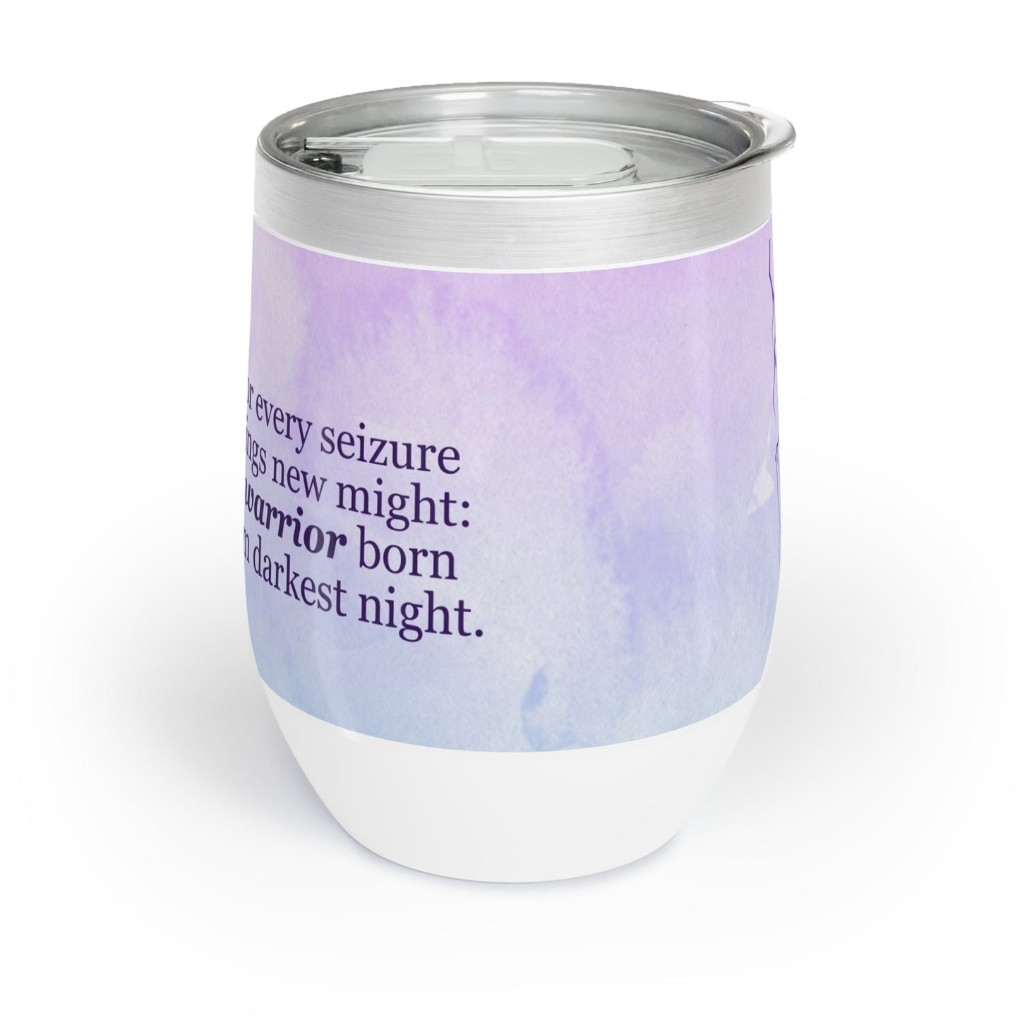 Chill Warrior Wine Tumbler - Embrace Your Inner Strength - Korvel