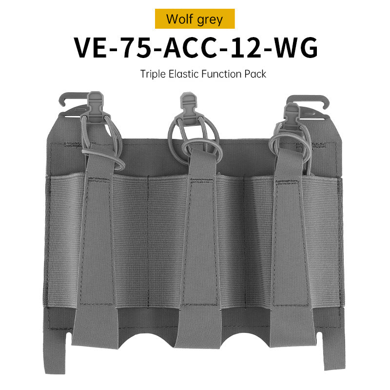 Outdoor 5.56 Triple Magazine Pouches Tactical Pouch Molle Mag Pouch for Hunting Vest - Korvel