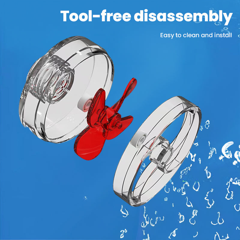 4-Blade Auto-Rotating Fan Kit for Fish Tanks - Clover Accessories