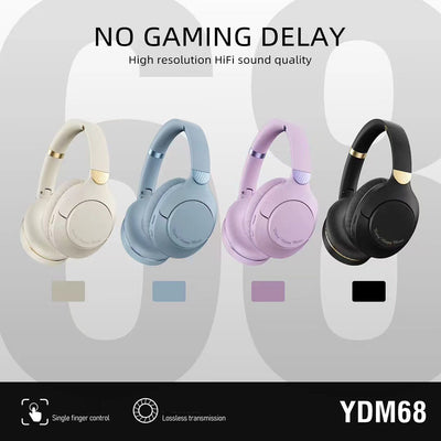 YDM68 new wireless Bluetooth headset with heavy bass gaming headset - Korvel