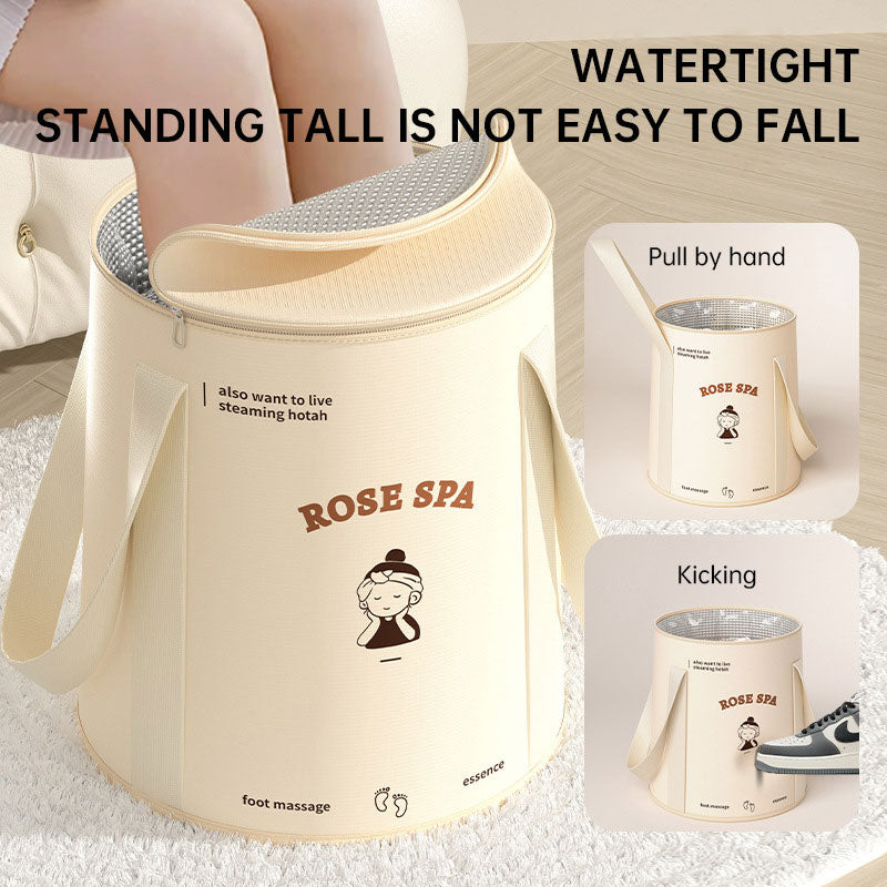 Bassin de bain de pieds portable et pliable pour la maison et les voyages
