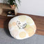 Purr Cat Floor Pillow – Minimalist Round Cushion for Cat Lovers