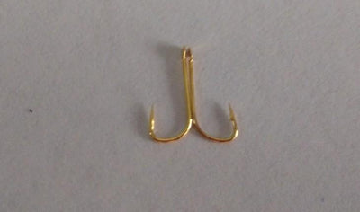 Rompin 100pcs fly fishing hook golden fishing hook small high carbon steel Fresh Water - Korvel