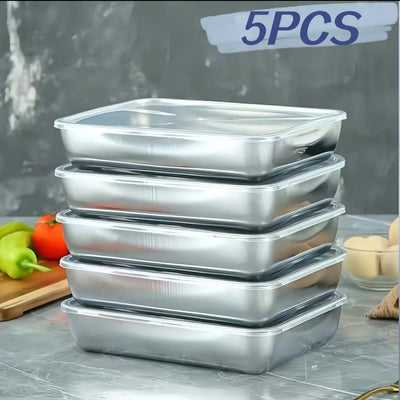 SealStack Premium Food Storage Containers - 5-Pack