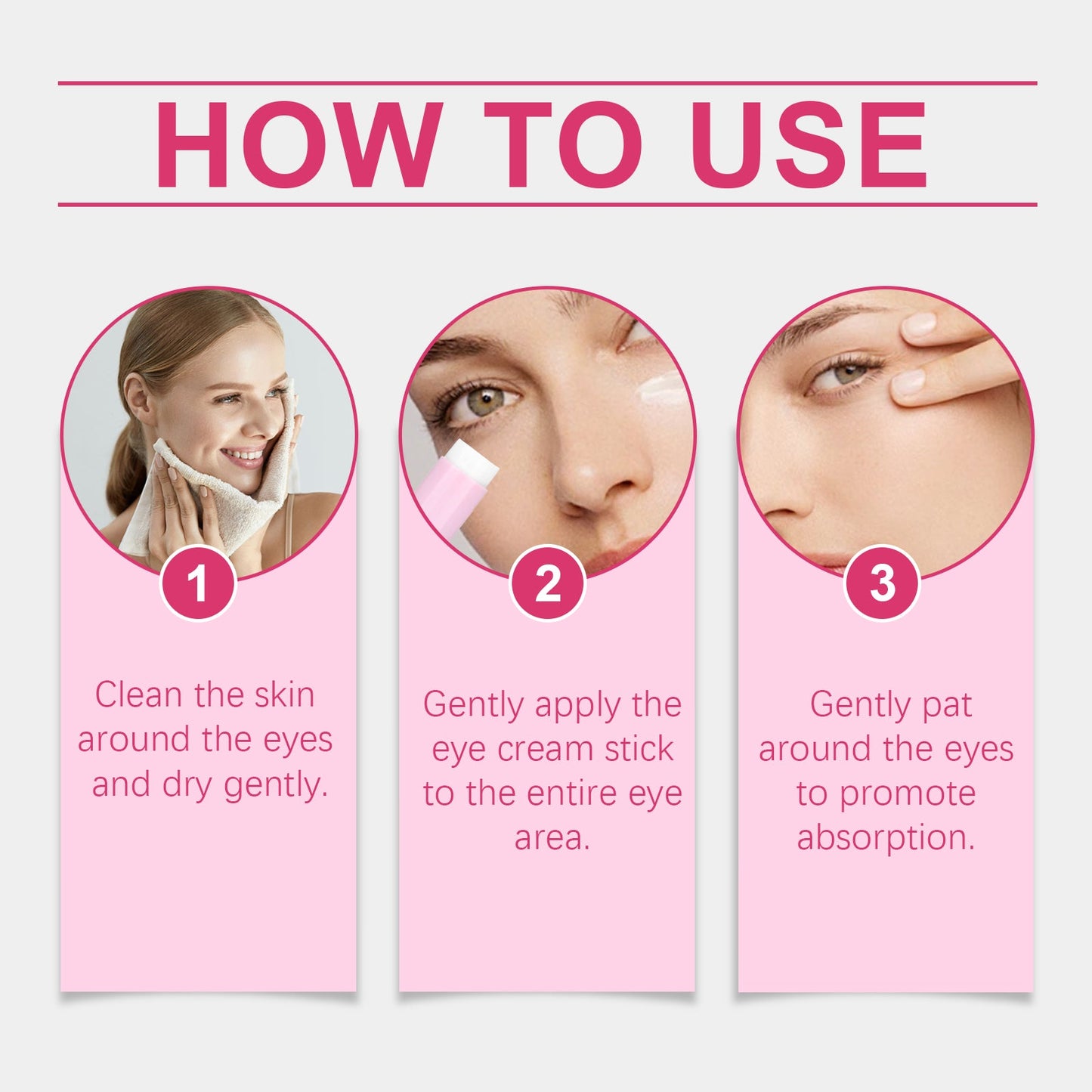 Hydrating Firming Eye Cream Stick for Gentle Care