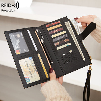 Billetera Portapasaportes Premium RFID Anti-Magnética