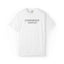 Camiseta Confidence Maintained – Edición Tipografía Minimalista