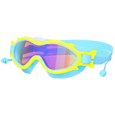 Kids Swim Goggles with Ear Plugs - UV Protection & Anti-Fog