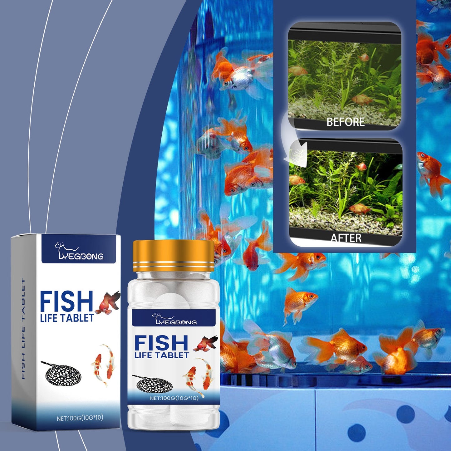 Premium Aquarium Salt Tablets for Ornamental Fish