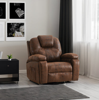 Oversized Single Sofa Armchair with Side Pockets