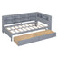 Wooden Twin Size Daybed with Storage and USB Ports - Grey