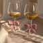 Pink Butterfly Series Instagram Tall Cup Romantic Ritual Champagne Glass Cute Butterfly - Korvel