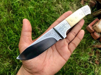 Premium Custom D2 Steel Hunting and Skinning Knife - Korvel