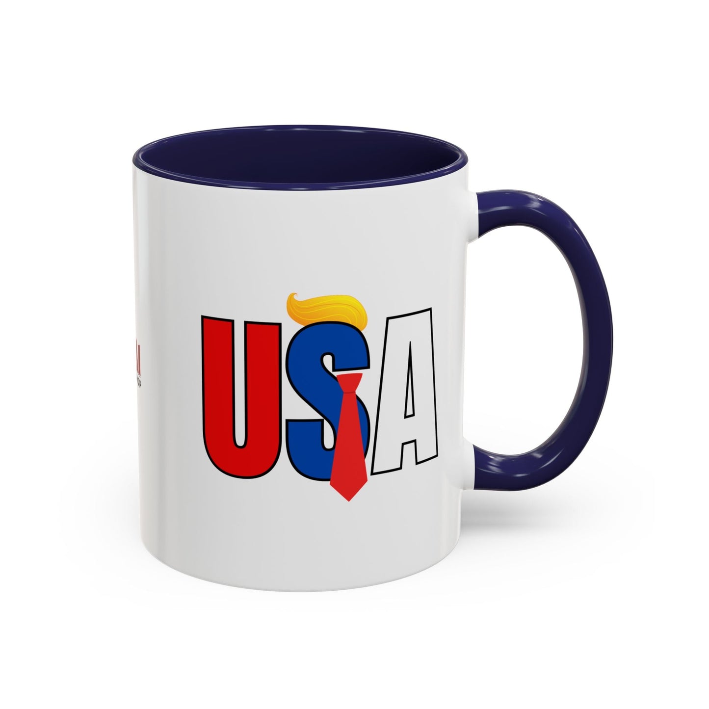 Taza de café con acento vibrante de EE. UU.