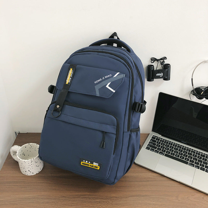 Mochila de Viaje para Hombre en Color Retro con Contraste