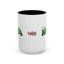 Christmas Cat Mama Accent Coffee Mug - 11oz & 15oz