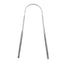 Stainless steel 304 tongue scraper, tongue coating cleaner, tongue scraper, tongue coating brush, oral care tool - Korvel