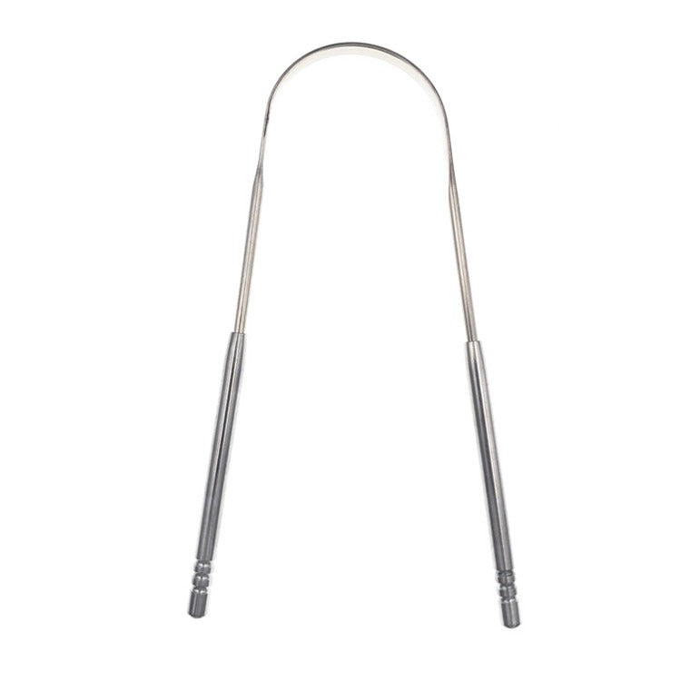 Stainless steel 304 tongue scraper, tongue coating cleaner, tongue scraper, tongue coating brush, oral care tool - Korvel