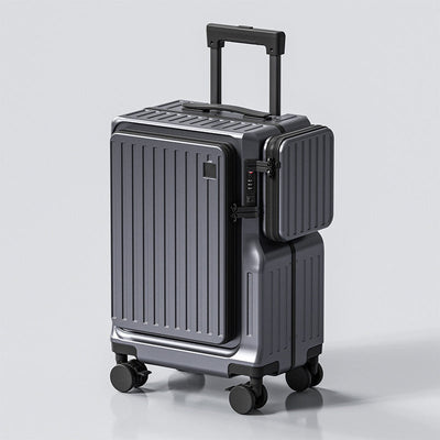 Valise à roulettes premium de 20 pouces à ouverture frontale