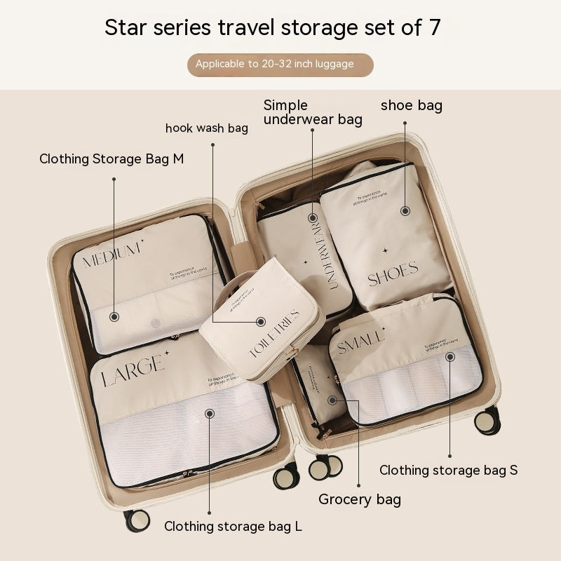 Ensemble de sacs de rangement de voyage premium pour un emballage organisé