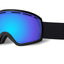 Lunettes de ski sphériques premium grandes avec technologie anti-buée