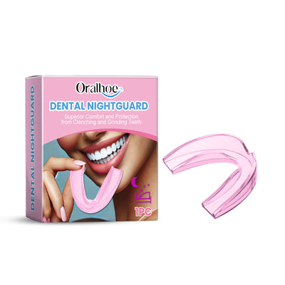 Pink Night Molar Mouth Guard Prevents Sleep Snoring Bite Molar Mouth Guard Protects Teeth - Korvel