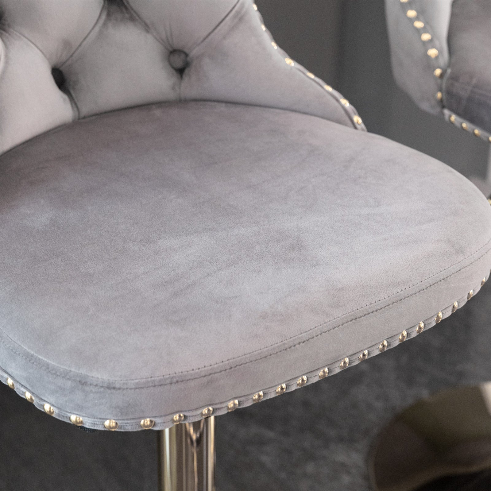 Adjusatble Seat Height from 25-33 Inch, Modern Upholstered Bar Stools with Backs Comfortable Tufted for Home Pub and Kitchen Is - Korvel