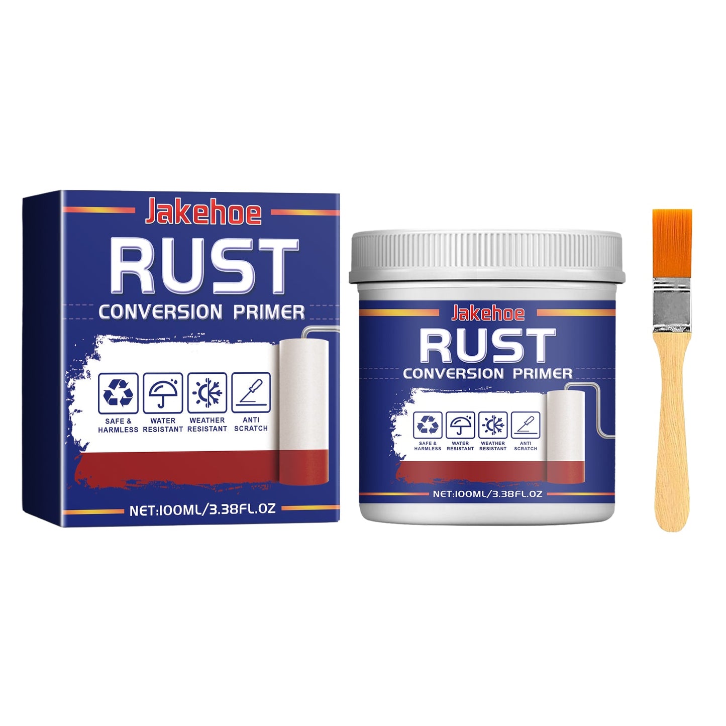 Rust Conversion Primer, Iron Door Metal Gear Bracket Rust Stair Handrail Corrosion Remover - Korvel