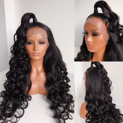 Body Wave Lace Front Wig Human Hair Wigs for Black Women Pre Plucked with Baby Hair Wigs with Frontal - Korvel